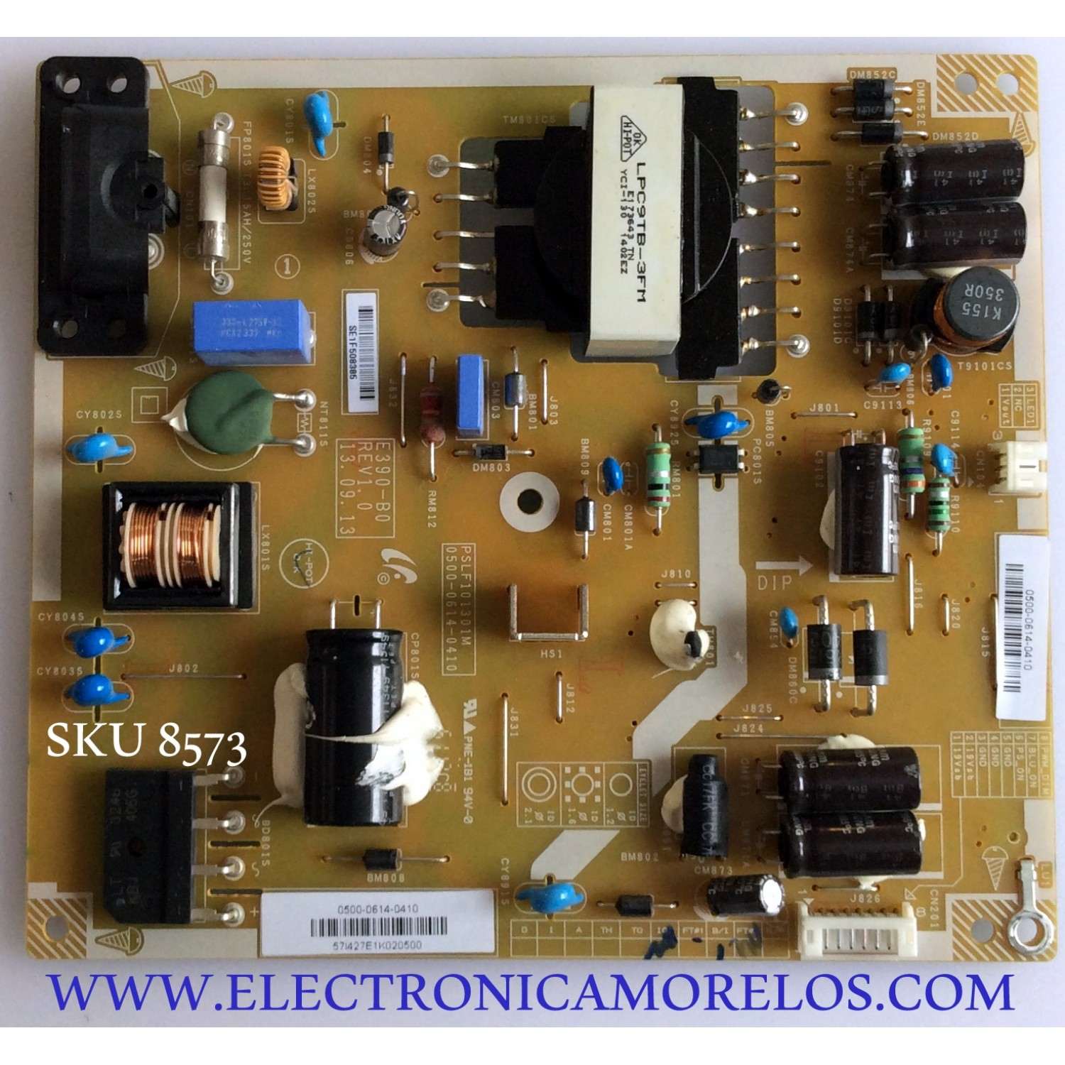 FUENTE DE PODER / VIZIO 0500-0614-0410 / PSLF101301M / 050006140410 / 0500-0614-0410R / MODELOS E390-B0 / EM39FT